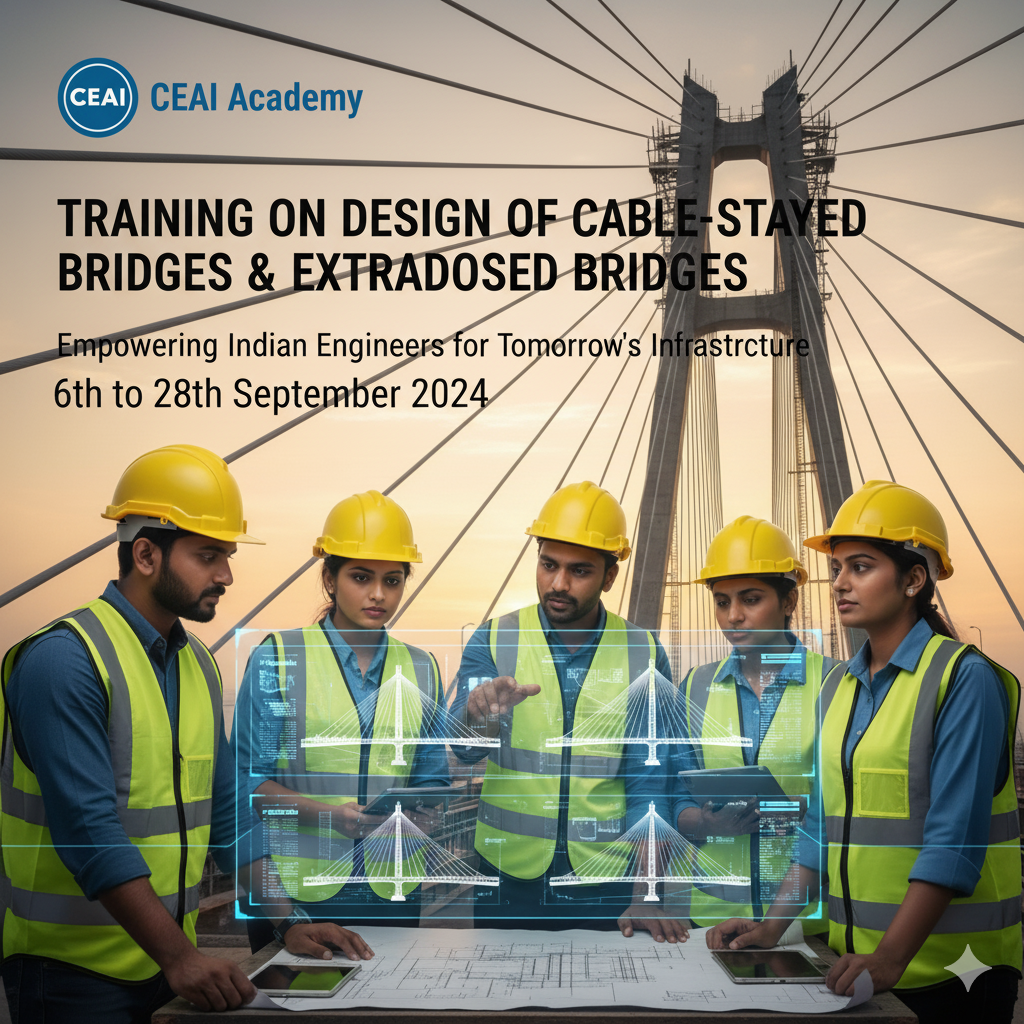 Training on design of cable stayed bridges & extradosed bridges